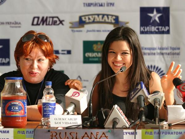 Ruslana and his mother